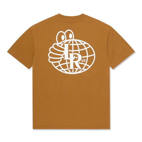 Last Resort Ab Atlas Monogram Ss T-Shirt Golden Brown / White - Streetart.fr
